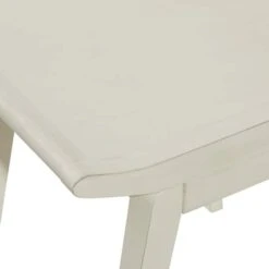 17" White Wood Traditional Stool -Michaels Decor Sale D370029S 3