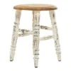 18" White Wood Farmhouse Stool -Michaels Decor Sale D370035S 1