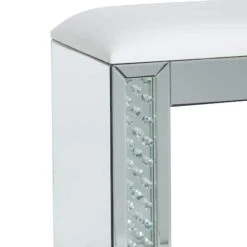 21" Silver Wood Glam Stool -Michaels Decor Sale D370036S 4