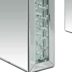 21" Silver Wood Glam Stool -Michaels Decor Sale D370036S 5