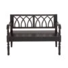 Dark Mahogany Wooden Farmhouse Indoor Bench -Michaels Decor Sale D370048S 1