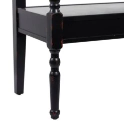 Dark Mahogany Wooden Farmhouse Indoor Bench -Michaels Decor Sale D370048S 3