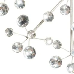 16" Silver Glam Ornamental Metal Wall Décor -Michaels Decor Sale D370138S 3