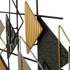 Black Metal Contemporary Wall Décor -Michaels Decor Sale D370180S 2