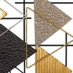 Black Metal Contemporary Wall Décor -Michaels Decor Sale D370180S 3