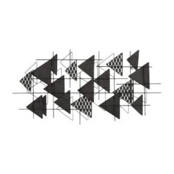 Black Metal Contemporary Wall Décor -Michaels Decor Sale D370180S 5