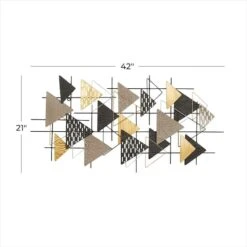 Black Metal Contemporary Wall Décor -Michaels Decor Sale D370180S 6