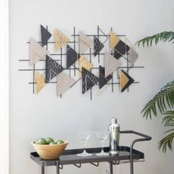 Black Metal Contemporary Wall Décor -Michaels Decor Sale D370180S 7