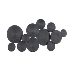 CosmoLiving By Cosmopolitan Black Metal Contemporary Wall Décor -Michaels Decor Sale D370186S 2