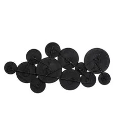 CosmoLiving By Cosmopolitan Black Metal Contemporary Wall Décor -Michaels Decor Sale D370186S 6