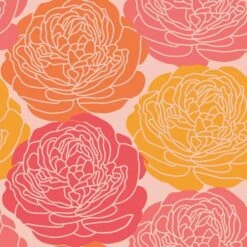RoomMates Bed Of Roses Peel & Stick Wallpaper Pink/Yellow