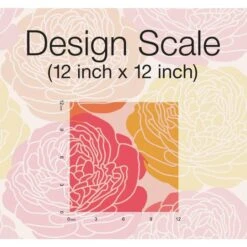 RoomMates Bed Of Roses Peel & Stick Wallpaper Pink/Yellow -Michaels Decor Sale D372157S 6