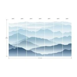 Roommates Wanderlust Blue Peel & Stick Mural -Michaels Decor Sale D372166S 4