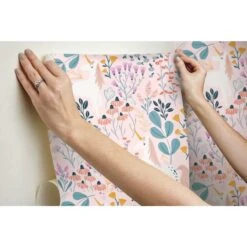 RoomMates Unicorn Paradise Peel & Stick Wallpaper Pink/Green -Michaels Decor Sale D372178S 8