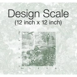 RoomMates Jungle Toile Peel & Stick Wallpaper Green/Gray -Michaels Decor Sale D372246S 6