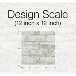 RoomMates Brick Peel & Stick Wallpaper Gray Taupe -Michaels Decor Sale D372250S 6