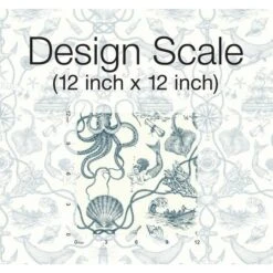 RoomMates Deep Sea Toile Peel & Stick Wallpaper Blue And White -Michaels Decor Sale D372261S 7