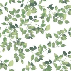 RoomMates Latvus Peel & Stick Wallpaper Green, White -Michaels Decor Sale D372320S 1 1