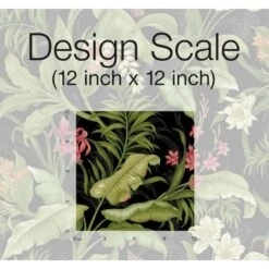 RoomMates Wailea Coast Peel & Stick Wallpaper Black/Green -Michaels Decor Sale D372328S 7