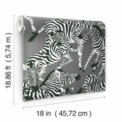 RoomMates Herd Together Peel & Stick Wallpaper Gray 19 RoomMates Herd Together Peel & Stick Wallpaper Gray -Michaels Decor Sale D372344S 6