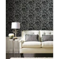 RoomMates Vintage Batik Jungle Peel & Stick Wallpaper Black/Gray 16 RoomMates Vintage Batik Jungle Peel & Stick Wallpaper Black/Gray -Michaels Decor Sale D372418S 2
