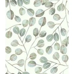 RoomMates Cat Coquillette Eucalyptus Peel & Stick Wallpaper Blue And White -Michaels Decor Sale D372595S 1 1