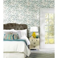 RoomMates Cat Coquillette Eucalyptus Peel & Stick Wallpaper Blue And White -Michaels Decor Sale D372595S 5