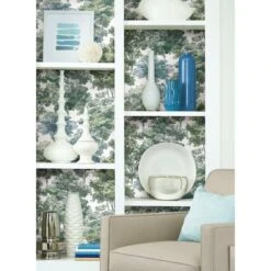 RoomMates Old World Trees Peel & Stick Wallpaper Green, Blue -Michaels Decor Sale D372599S 3