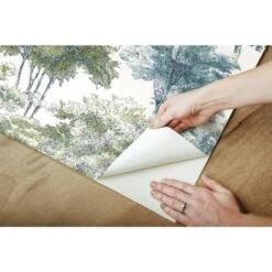 RoomMates Old World Trees Peel & Stick Wallpaper Green, Blue -Michaels Decor Sale D372599S 9