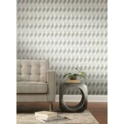 RoomMates Paragon Geometric Peel & Stick Wallpaper Taupe And White -Michaels Decor Sale D372619S 3