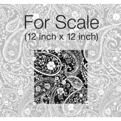 RoomMates Paisley Prince Peel & Stick Wallpaper Black And White -Michaels Decor Sale D372640S 6