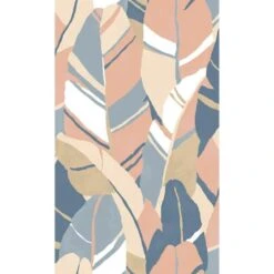 RoomMates Hearts Of Palm Peel & Stick Wallpaper Blue/Pink