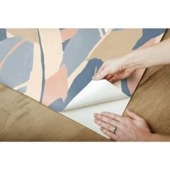 RoomMates Hearts Of Palm Peel & Stick Wallpaper Blue/Pink -Michaels Decor Sale D372698S 9