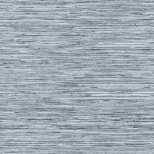 RoomMates Faux Grasscloth Peel & Stick Wallpaper Blue, Gray 5 RoomMates Faux Grasscloth Peel & Stick Wallpaper Blue, Gray - Image 3
