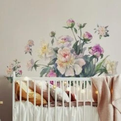 RoomMates White & Pink Floral Bouquet Peel & Stick Giant Wall Decals 13 RoomMates White & Pink Floral Bouquet Peel & Stick Giant Wall Decals -Michaels Decor Sale D372798S 4