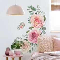 RoomMates Pink Roses Peel & Stick Giant Wall Decals 13 RoomMates Pink Roses Peel & Stick Giant Wall Decals -Michaels Decor Sale D372800S 4
