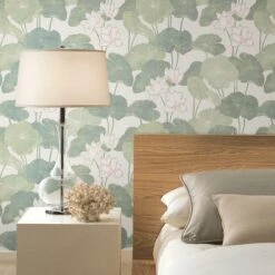 RoomMates Lily Pad Peel & Stick Wallpaper Beige/Green -Michaels Decor Sale D372826S 2