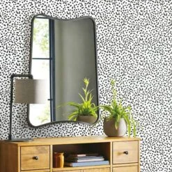 RoomMates Confetti Peel & Stick Wallpaper Black And White -Michaels Decor Sale D372843S 4