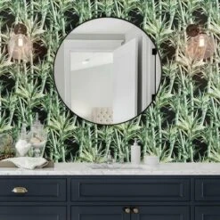 RoomMates Lucky Bamboo Peel & Stick Wallpaper Black/Green -Michaels Decor Sale D372902S 8