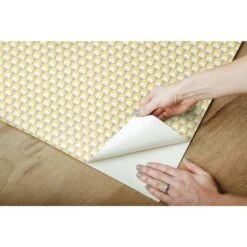 RoomMates 3D Petite Hexagons Peel & Stick Wallpaper Yellow -Michaels Decor Sale D372946S 8