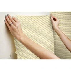RoomMates 3D Petite Hexagons Peel & Stick Wallpaper Yellow -Michaels Decor Sale D372946S 9