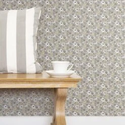 RoomMates Floral Ditzy Vine Peel & Stick Wallpaper Gray -Michaels Decor Sale D372952S 5