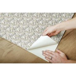 RoomMates Floral Ditzy Vine Peel & Stick Wallpaper Gray -Michaels Decor Sale D372952S 8