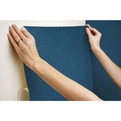 RoomMates Perplexing Peel & Stick Wallpaper Blue -Michaels Decor Sale D373043S 7