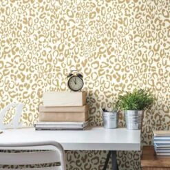 RoomMates Leopard Peel & Stick Wallpaper -Michaels Decor Sale D373207S 2