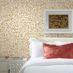 RoomMates Leopard Peel & Stick Wallpaper -Michaels Decor Sale D373207S 4