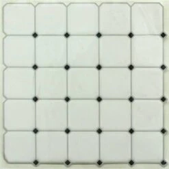 RoomMates Black & White Diamond Backsplash StickTiles®