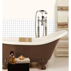 RoomMates Black & White Diamond Backsplash StickTiles® 13 RoomMates Black & White Diamond Backsplash StickTiles® -Michaels Decor Sale D373307S 4