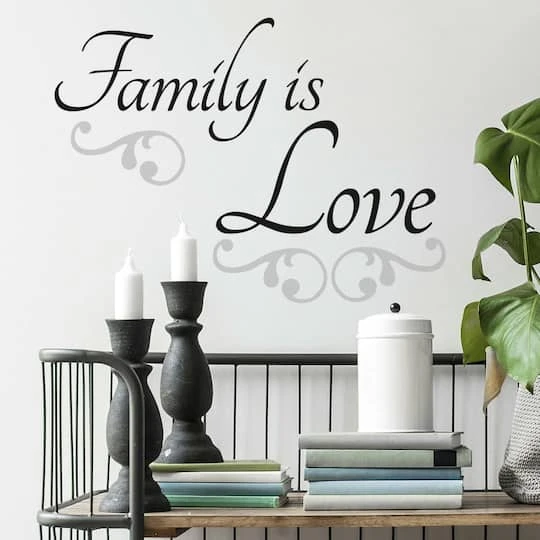 RoomMates Family Is Love Peel & Stick Wall Decals 5 RoomMates Family Is Love Peel & Stick Wall Decals - Image 3