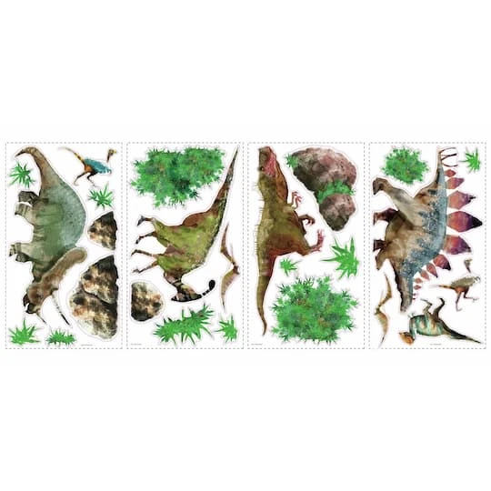 RoomMates Dinosaur Peel & Stick Wall Decals 4 RoomMates Dinosaur Peel & Stick Wall Decals - Image 2